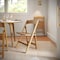 Flash Furniture Holden Commercial Grade Oak Solid Wood Folding Dining Chair ZH-8005-3-OAK-GG - alternate 5